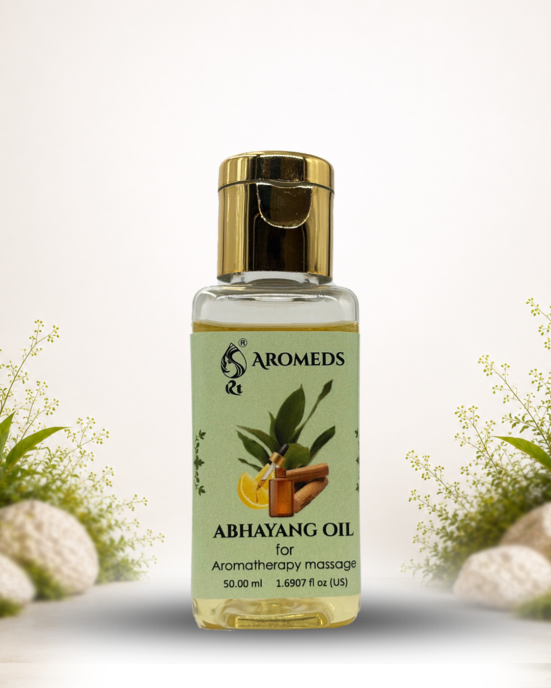 Abhyanga Skin Massage Oil | Relaxing Body Massage Oil For Pain Relief | Stress relief Massage Oil, 50ml