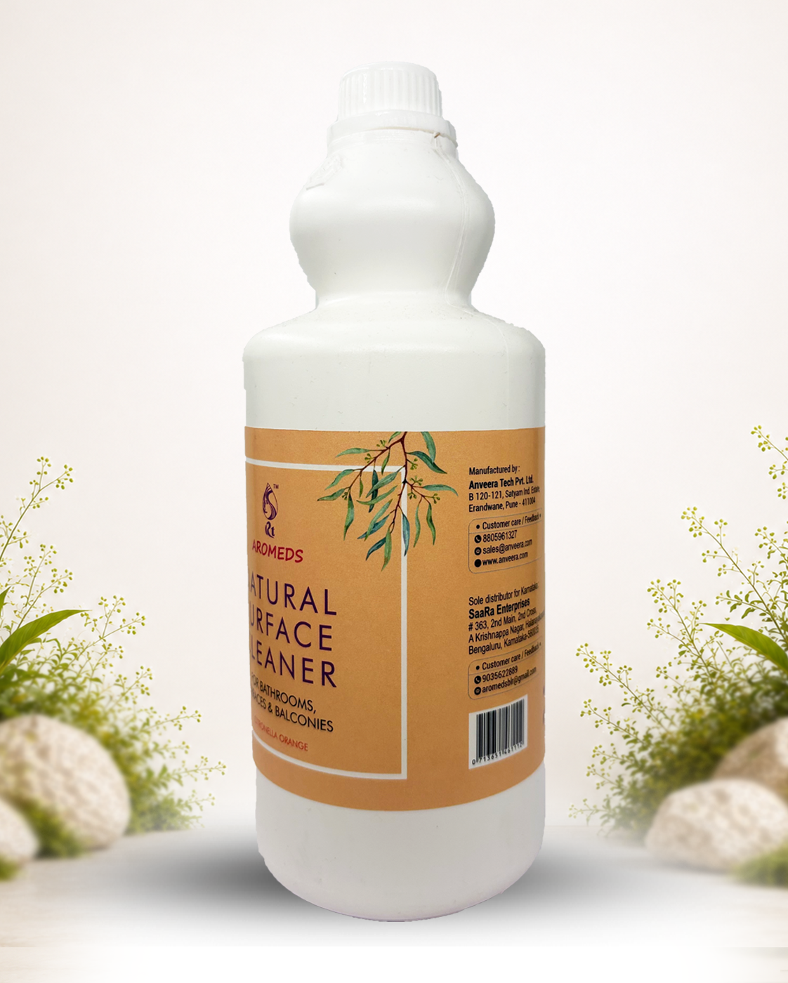 Aromeds natural floor cleaner with citronella and orange 1L