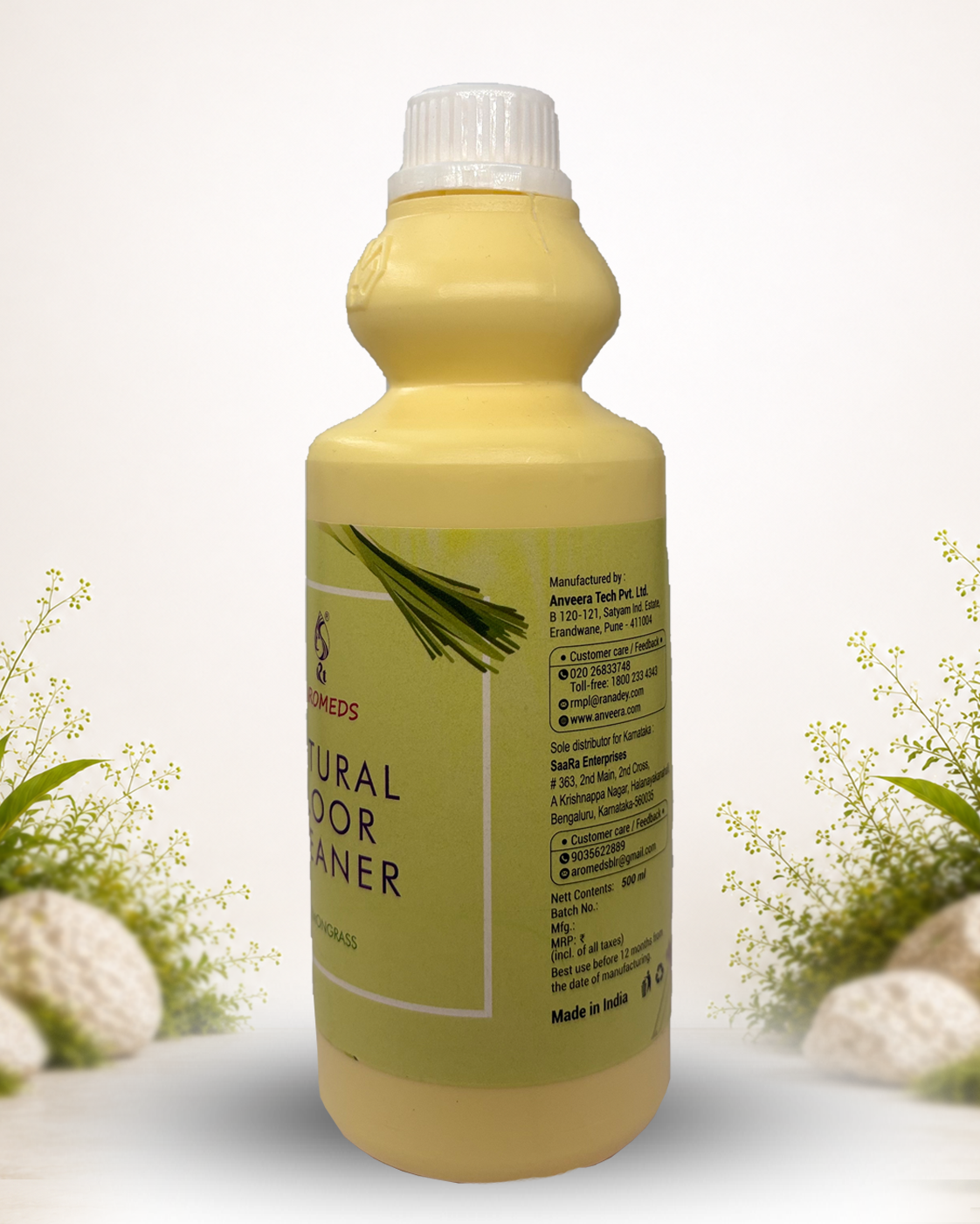 Aromeds natural floor cleaner with lemongrass 1L