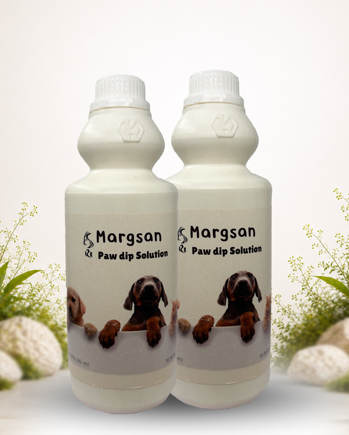 Margsan Paw Dip | Pet Paw Cleaner 500 ML (Pack Of 2)