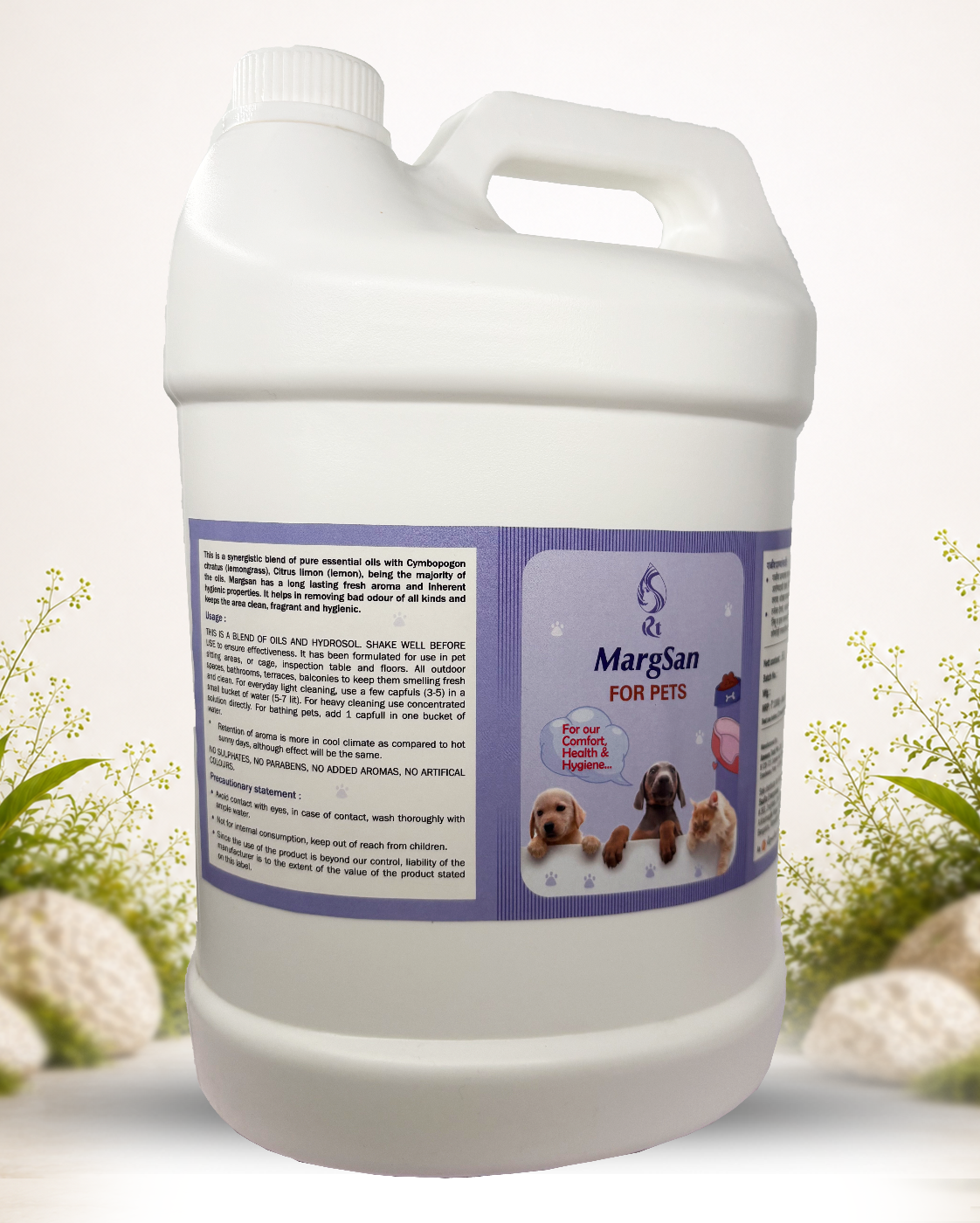 Margsan Pet Area Cleaner - 5 Liters